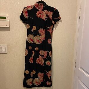 Betsy Johnson 1990’s silk dress size xs